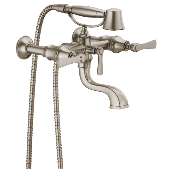 Brizo Rook T70360 Two-Handle Tub Filler Trim Kit with Lever Handles