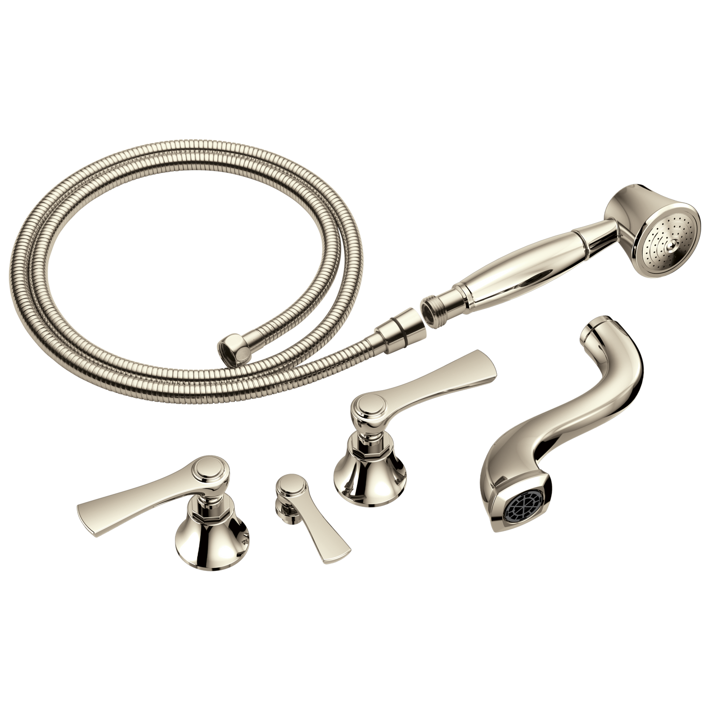 Brizo Rook T70360 Two-Handle Tub Filler Trim Kit with Lever Handles