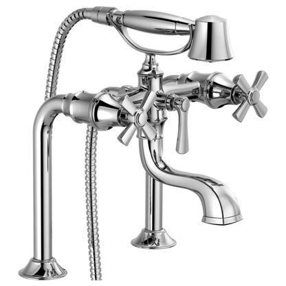 Brizo Rook T70361 Two-Handle Tub Filler Trim Kit with Cross Handles