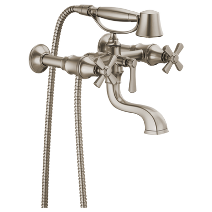 Brizo Rook T70361 Two-Handle Tub Filler Trim Kit with Cross Handles