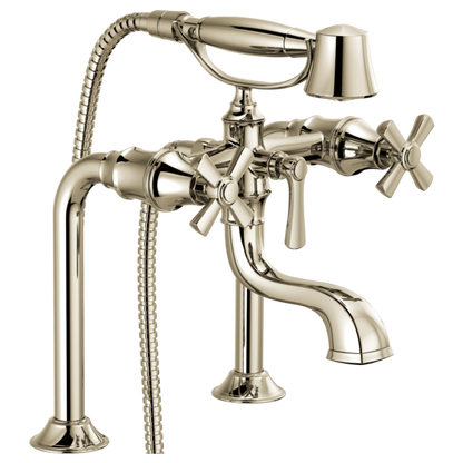 Brizo Rook T70361 Two-Handle Tub Filler Trim Kit with Cross Handles