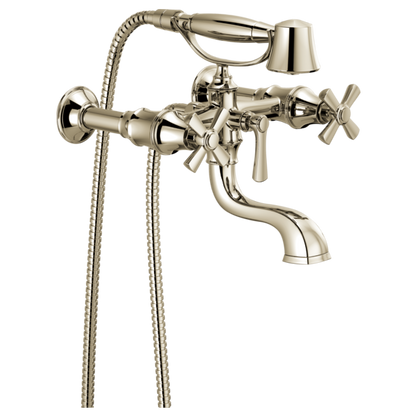 Brizo Rook T70361 Two-Handle Tub Filler Trim Kit with Cross Handles