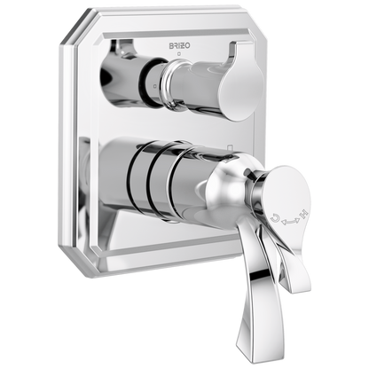 Brizo Virage T75530 TempAssure Thermostatic Valve with Integrated 3-Function Diverter Trim