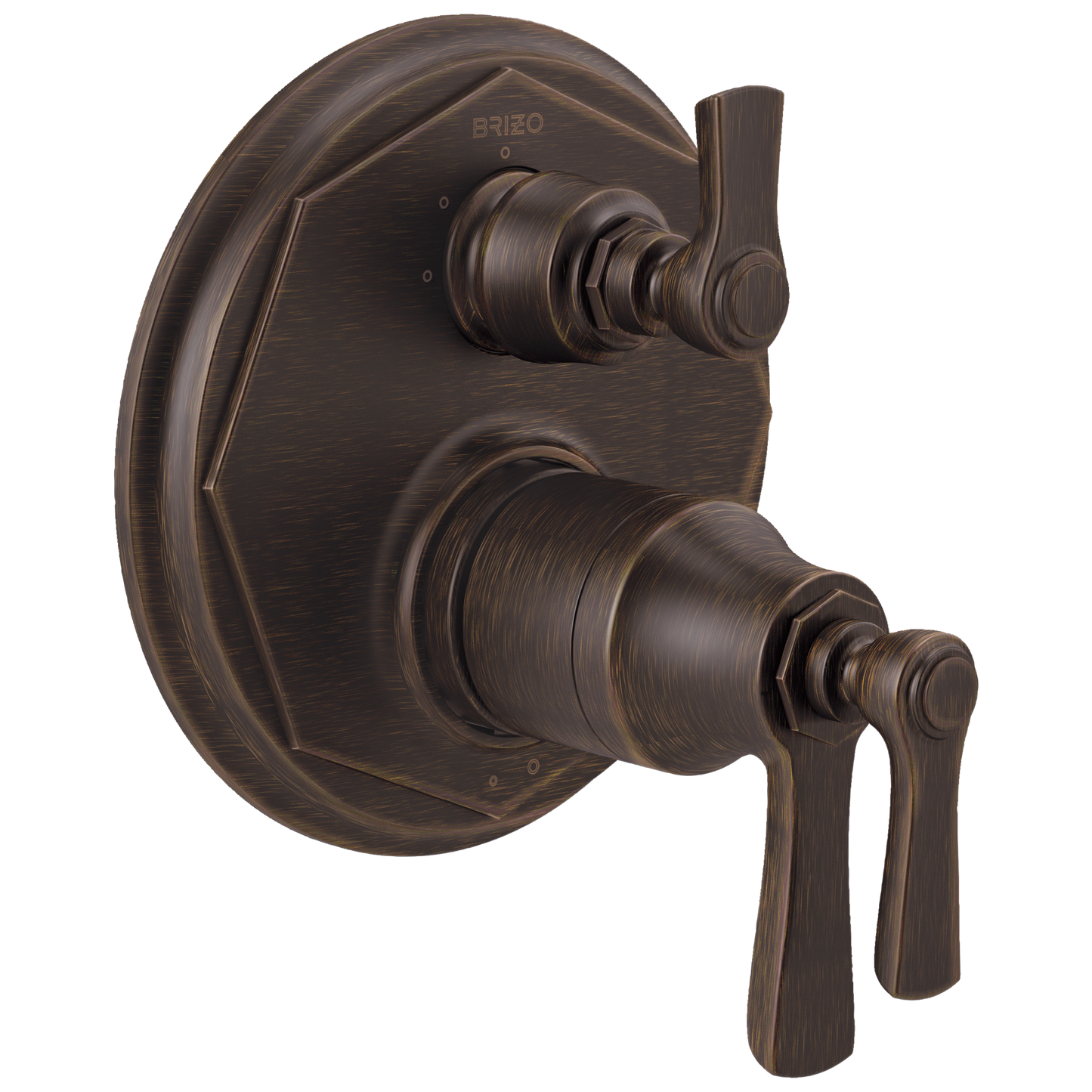 Brizo Rook T75561 TempAssure Thermostatic Valve with 3-Function Diverter Trim