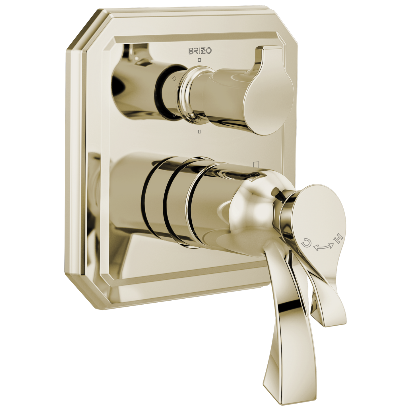 Brizo Virage T75630 TempAssure Thermostatic Valve with Integrated 6-Function Diverter Trim
