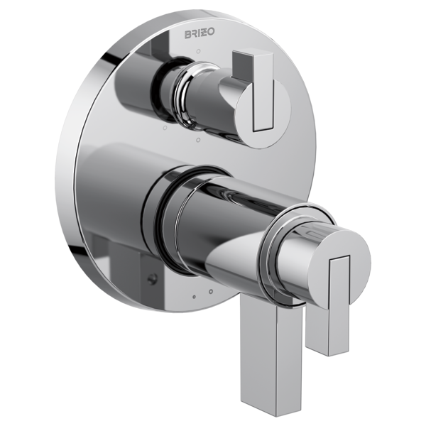 Brizo Litze T75635 TempAssure Thermostatic Valve with 6-Function Diverter Trim - Less Handles