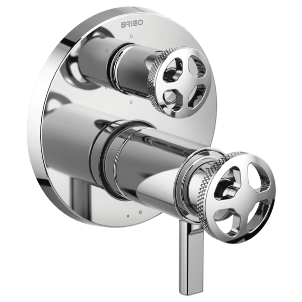Brizo Litze T75635 TempAssure Thermostatic Valve with 6-Function Diverter Trim - Less Handles