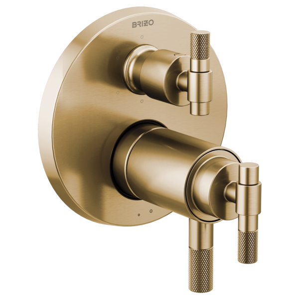 Brizo Litze T75635 TempAssure Thermostatic Valve with 6-Function Diverter Trim - Less Handles