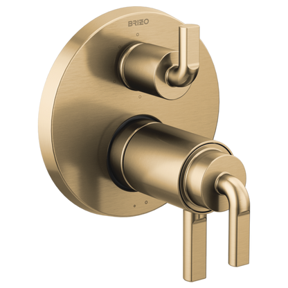 Brizo Litze T75635 TempAssure Thermostatic Valve with 6-Function Diverter Trim - Less Handles