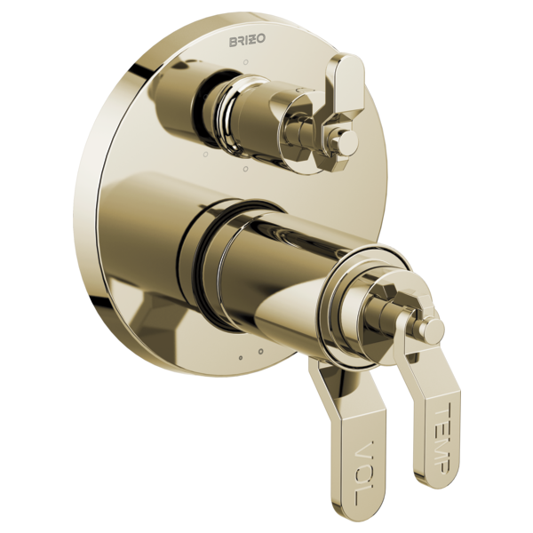 Brizo Litze T75635 TempAssure Thermostatic Valve with 6-Function Diverter Trim - Less Handles