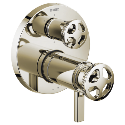 Brizo Litze T75635 TempAssure Thermostatic Valve with 6-Function Diverter Trim - Less Handles