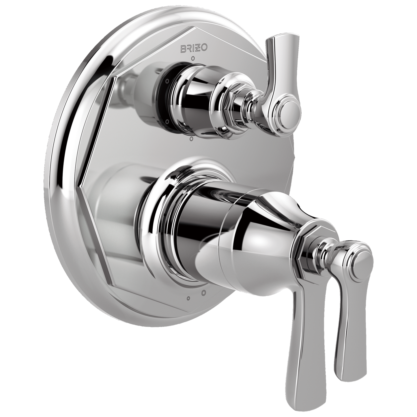 Brizo Rook T75661 TempAssure Thermostatic Valve with 6-Function Diverter Trim