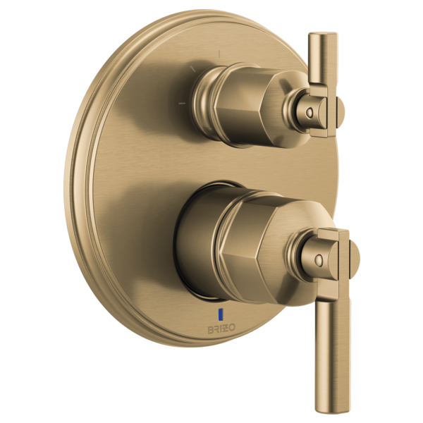 Brizo Invari T75P576 Pressure Balance Valve With Integrated 3-Function Diverter Trim - Less Handles
