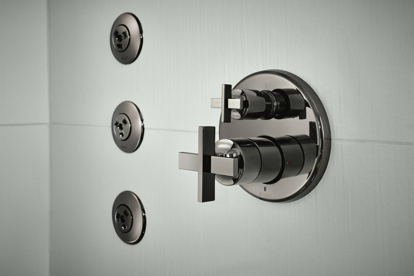 Brizo Levoir T75P598 Pressure Balance Valve With Integrated 3-Function Diverter Trim - Less Handles