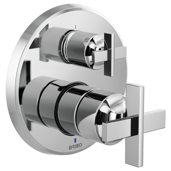 Brizo Levoir T75P598 Pressure Balance Valve With Integrated 3-Function Diverter Trim - Less Handles
