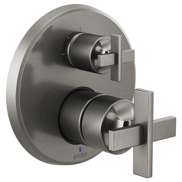 Brizo Levoir T75P598 Pressure Balance Valve With Integrated 3-Function Diverter Trim - Less Handles