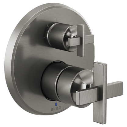Brizo Levoir T75P598 Pressure Balance Valve With Integrated 3-Function Diverter Trim - Less Handles