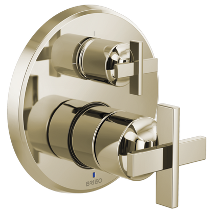 Brizo Levoir T75P598 Pressure Balance Valve With Integrated 3-Function Diverter Trim - Less Handles