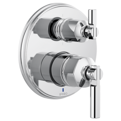 Brizo Invari T75P676 Pressure Balance Valve With Integrated 6-Function Diverter Trim - Less Handles