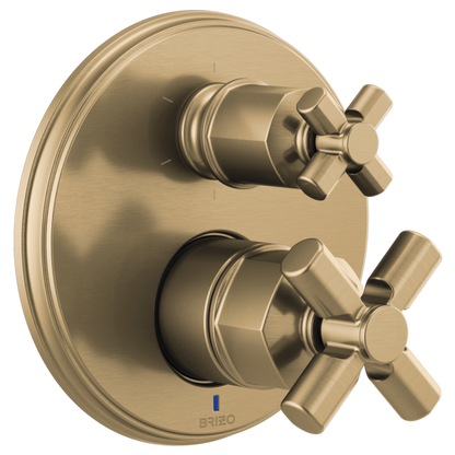 Brizo Invari T75P676 Pressure Balance Valve With Integrated 6-Function Diverter Trim - Less Handles