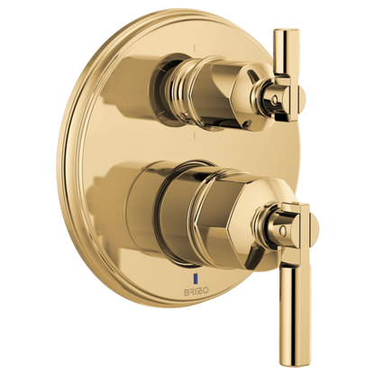 Brizo Invari T75P676 Pressure Balance Valve With Integrated 6-Function Diverter Trim - Less Handles