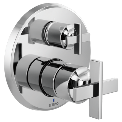 Brizo Levoir T75P698 Pressure Balance Valve With Integrated 6-Function Diverter Trim - Less Handles