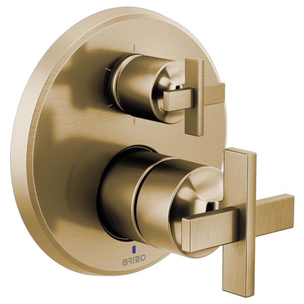 Brizo Levoir T75P698 Pressure Balance Valve With Integrated 6-Function Diverter Trim - Less Handles