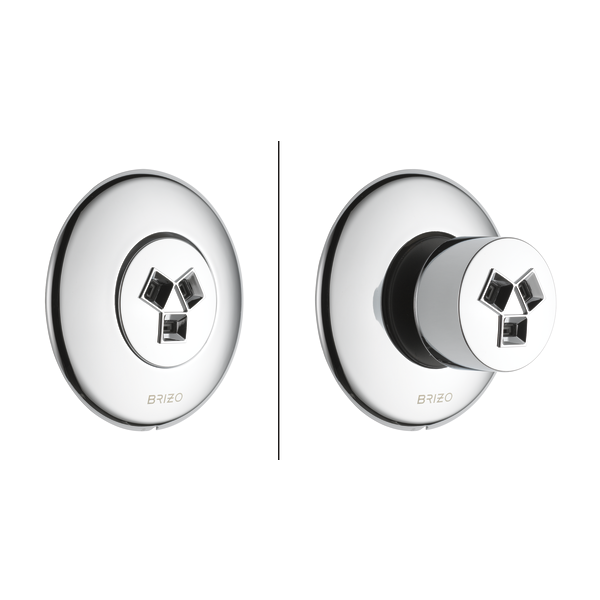 Brizo Essential Shower T84613 Hydrachoice Max Round Body Spray Trim