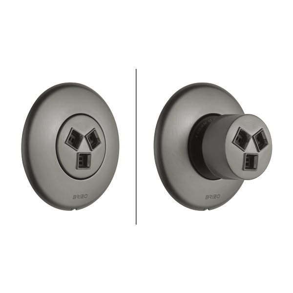 Brizo Essential Shower T84613 Hydrachoice Max Round Body Spray Trim