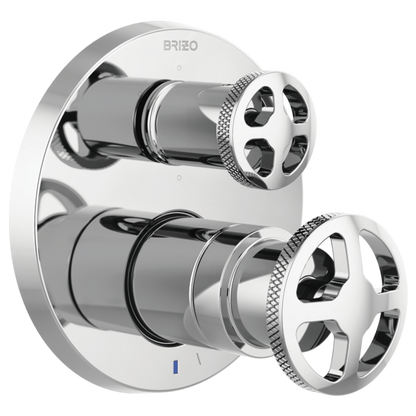 Brizo Litze HW75P32 Pressure Balance Valve with Integrated Diverter Trim Wheel Handle Kit