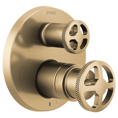 Brizo Litze HW75P32 Pressure Balance Valve with Integrated Diverter Trim Wheel Handle Kit