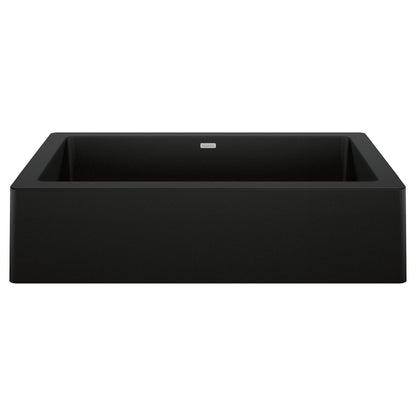 BLANCO 526545 Vintera 30" Super Single Apron Farmhouse Sink - Coal Black