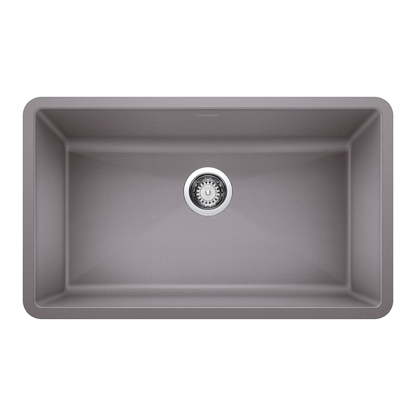 BLANCO 440148 Precis Super Single Bowl Kitchen Sink - Metallic Gray