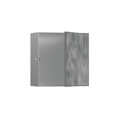 hansgrohe XtraStoris Rock Wall Niche with Tileable Door 12"x 12"x 5.5"