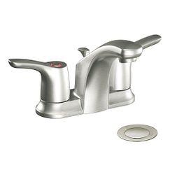 Moen Baystone 2H Lav Lvr 50/50Wa 1/2 Bn