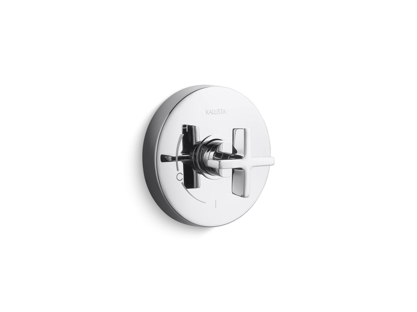 Kallista P24415-CR-CP One Pressure Balance Trim, Cross Handles