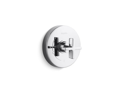 Kallista P24415-CR-CP One Pressure Balance Trim, Cross Handles