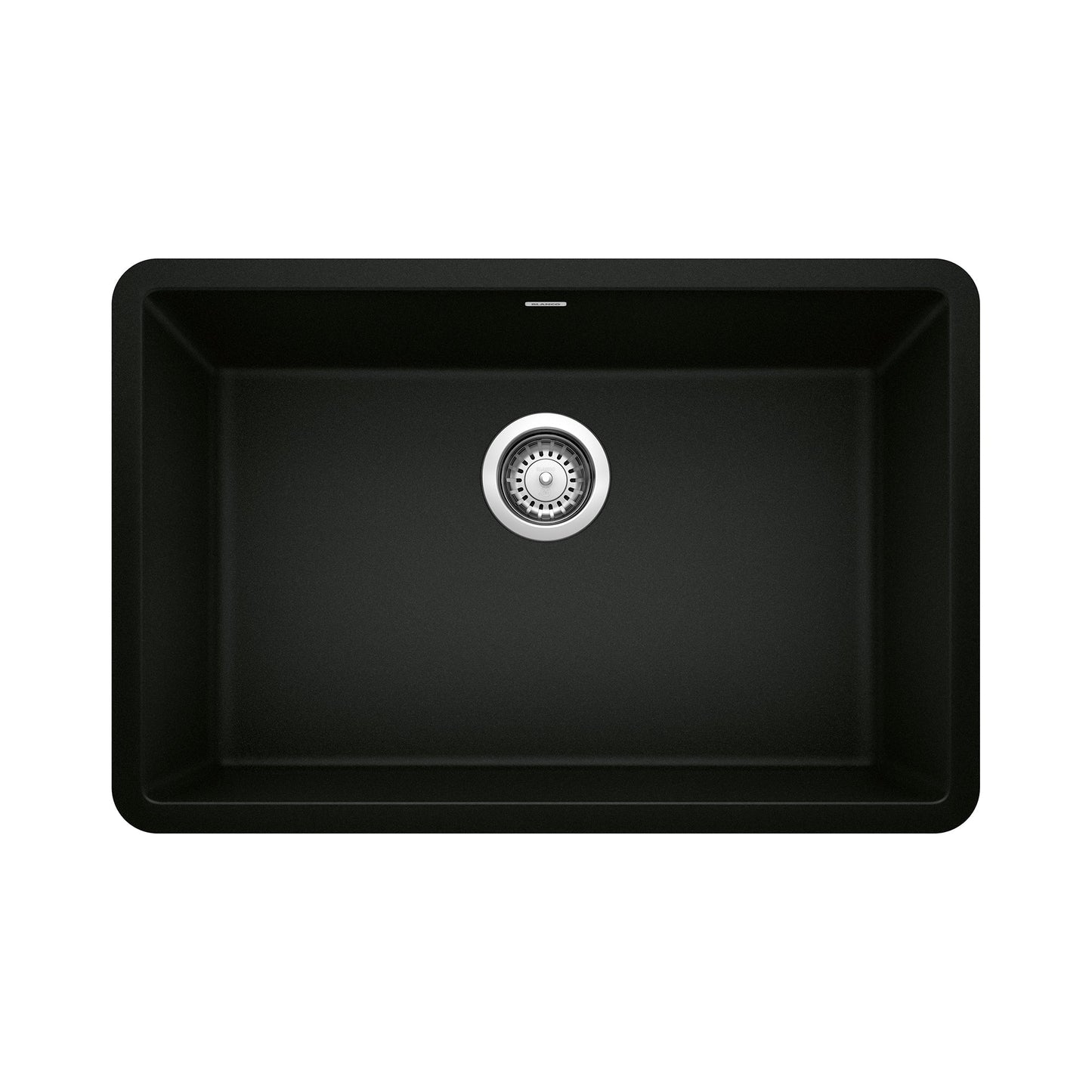 BLANCO 442930 Precis 27" Single Bowl Kitchen Sink - Coal Black