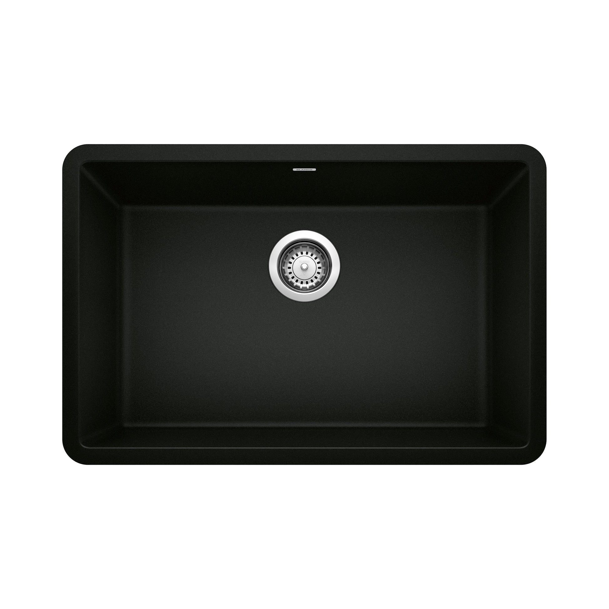 BLANCO 442930 Precis 27" Single Bowl Kitchen Sink - Coal Black