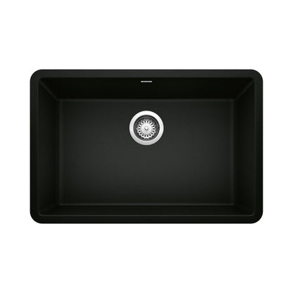 BLANCO 442930 Precis 27" Single Bowl Kitchen Sink - Coal Black