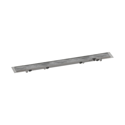 hansgrohe RainDrain Rock Trim Flex 23 5/8" Cut to Size and Tileable