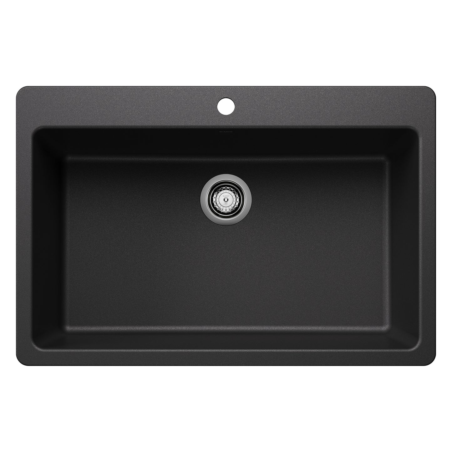 BLANCO Liven SILGRANIT 33" Super Single Dual Mount Kitchen Sink - Anthracite