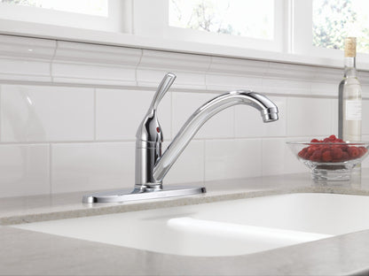 Delta 134 / 100 / 300 / 400 Series 100 Single Handle Kitchen Faucet