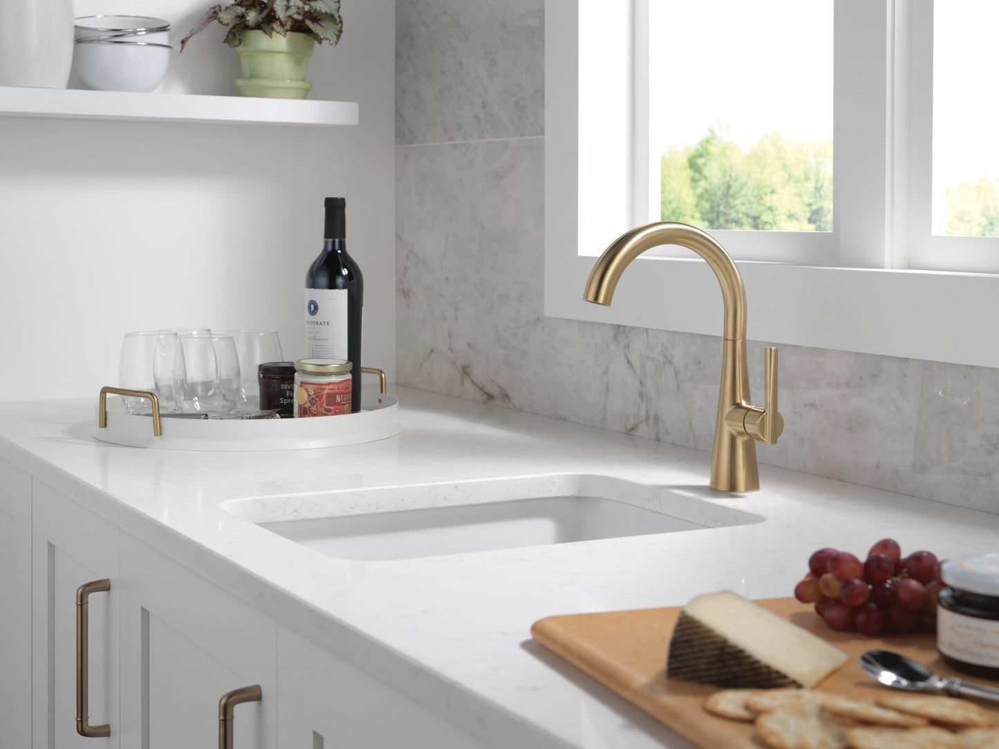 Delta 14882LF Single Handle Bar Prep Faucet