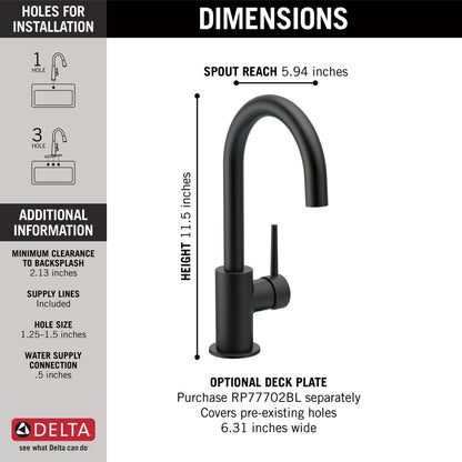 Delta Trinsic 1959LF True Bar Limited Swivel