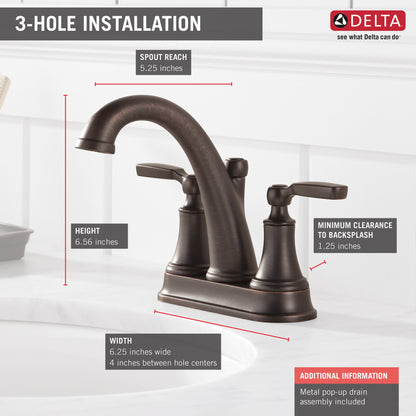 Delta Woodhurst 2532LF Bathroom Faucet