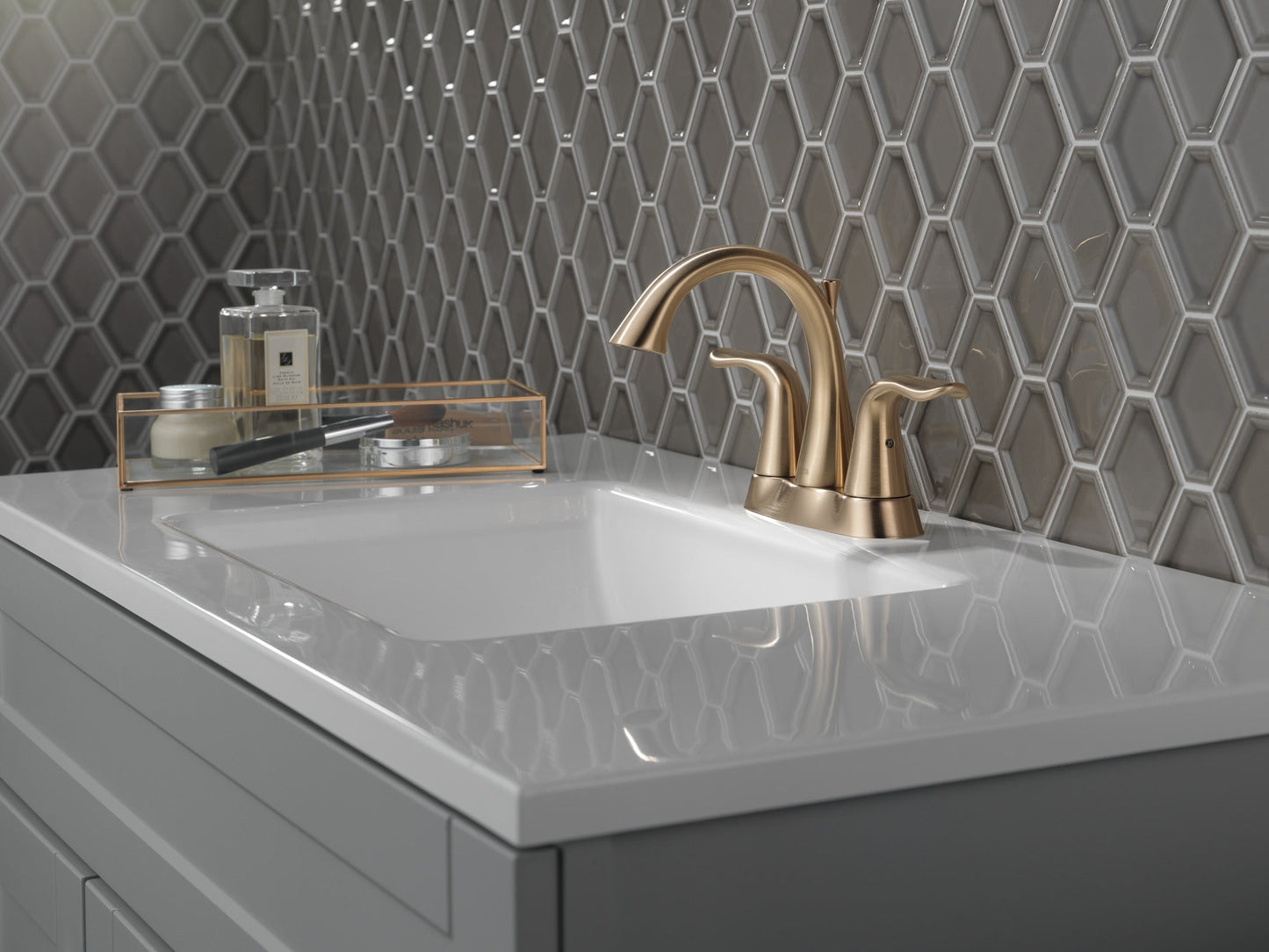 Delta Lahara 2538 Two Handle Centerset Bathroom Faucet