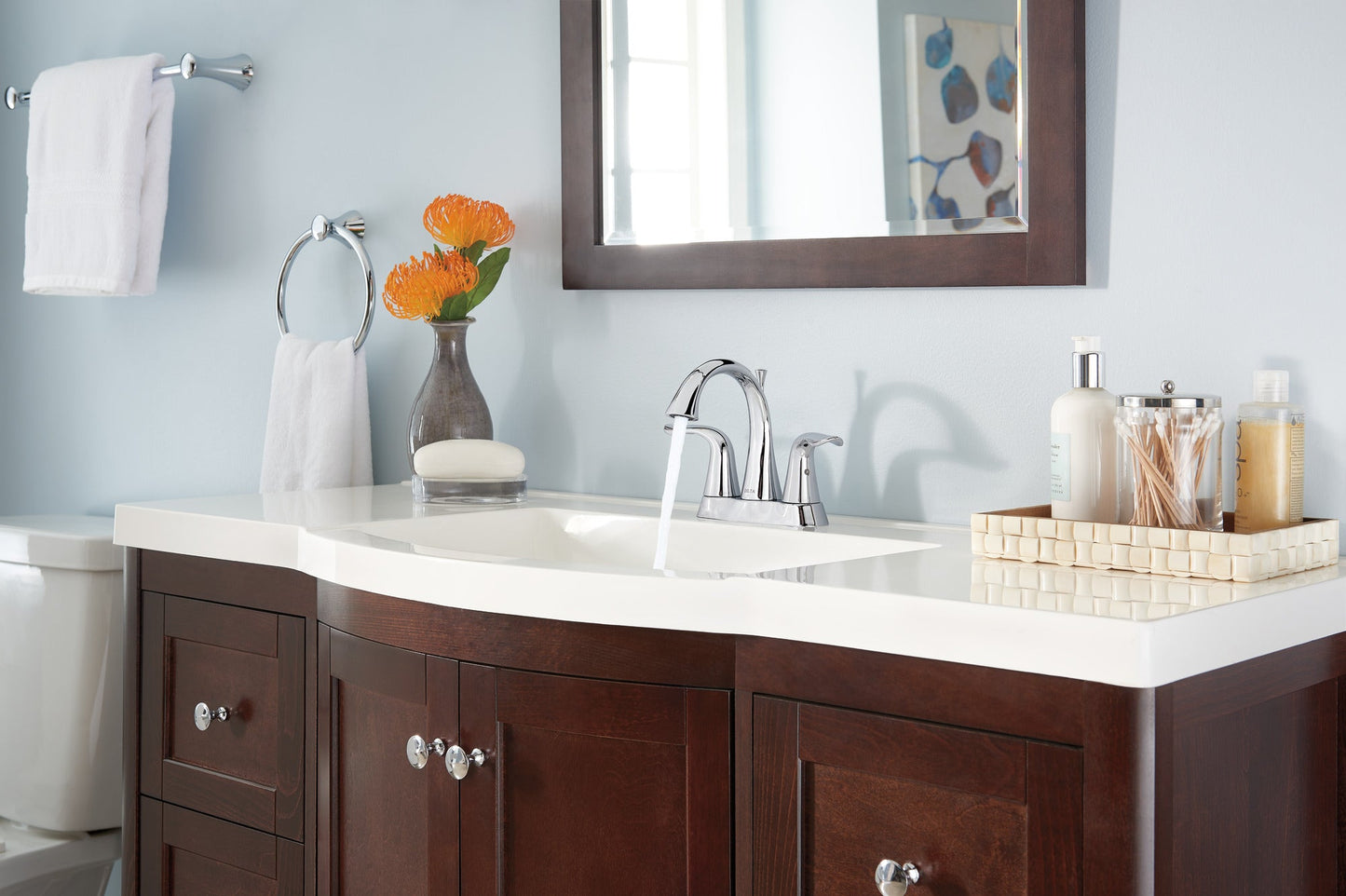 Delta Lahara 2538 Two Handle Centerset Bathroom Faucet