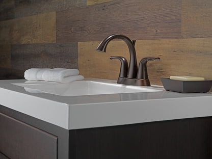 Delta Lahara 2538 Two Handle Centerset Bathroom Faucet