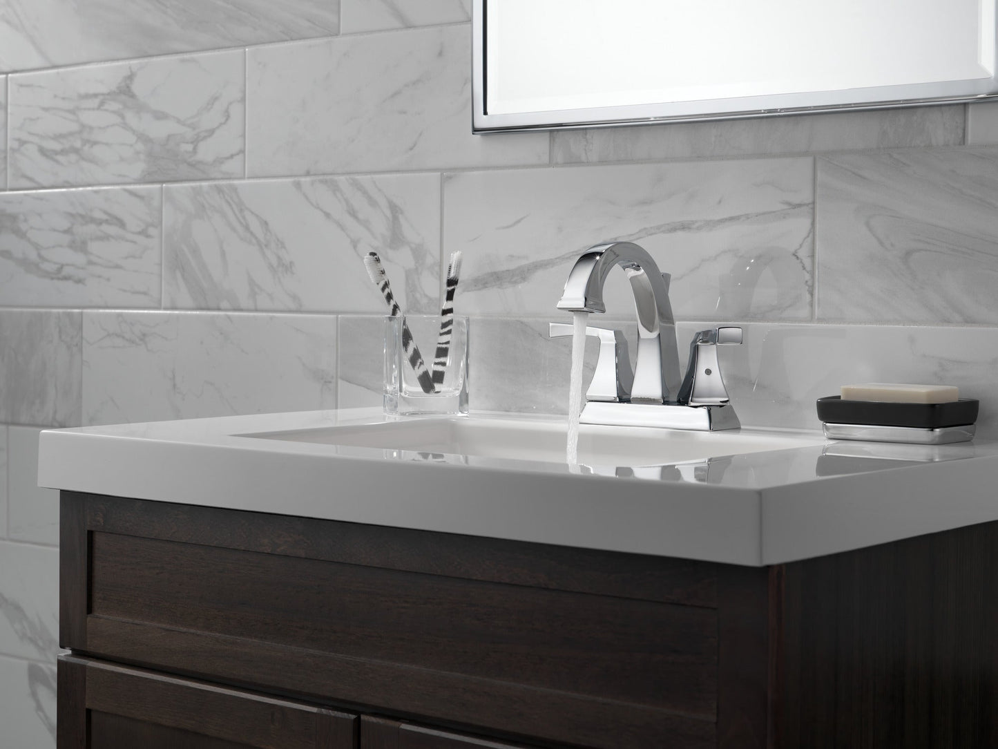 Delta Dryden 2551 Two Handle Centerset Bathroom Faucet